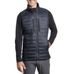 KUHL Men's Spyfire® Vest 2024 -Snow Gear Shop 1129 ms spyfire vest raven front
