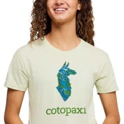 Cotopaxi Women's Altitude Llama Organic T-Shirt 2024 -Snow Gear Shop 2000X2000 S23WAltitudeLlamaOrganicT ShirtLichen 4