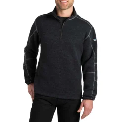 KUHL Men's Thor™ 1/4 Zip 2024 -Snow Gear Shop 3082 ms thor 1 4 pirate blue front