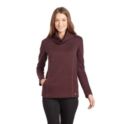 KUHL Women's Athena™ Pullover 2024 -Snow Gear Shop 4214 Athena Pullover Wine Front