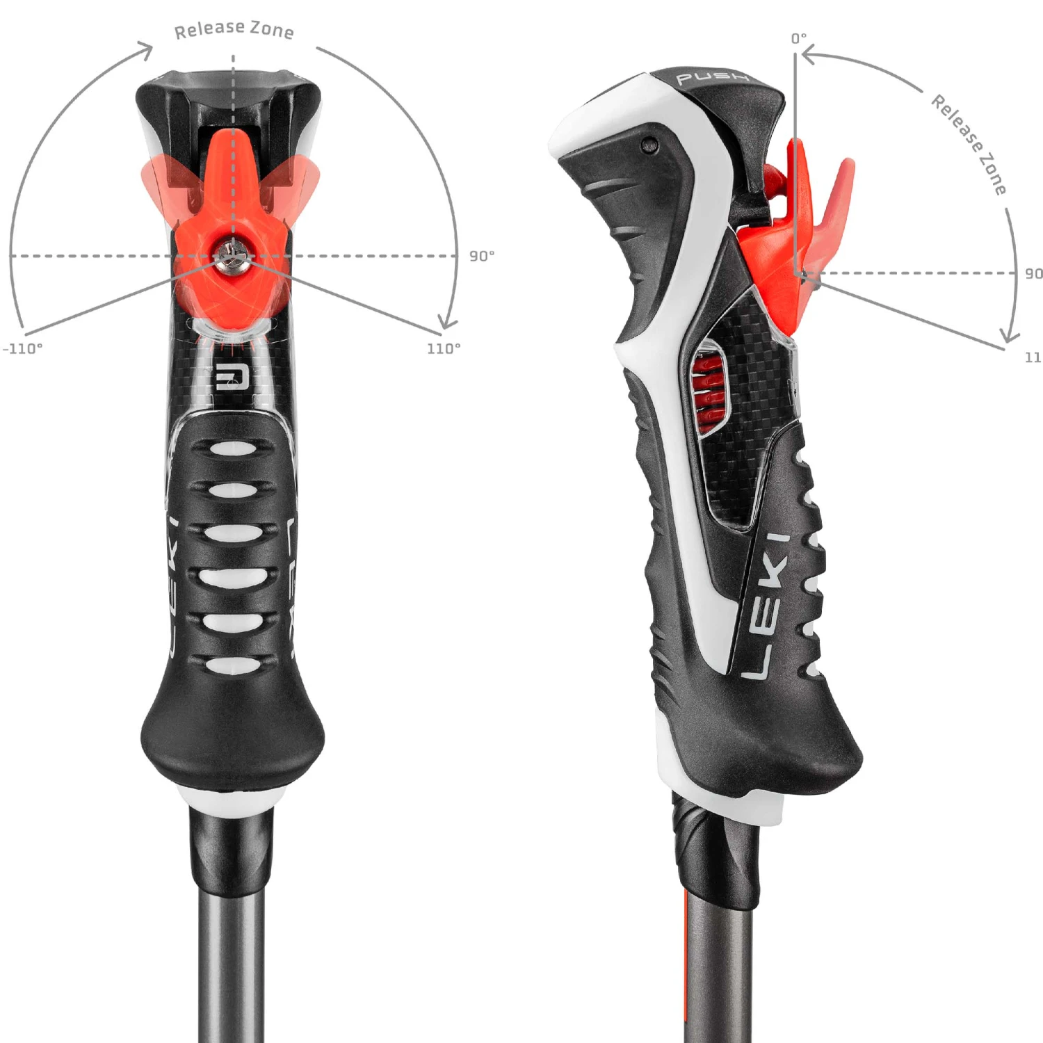 Leki Men's Carbon 14 3D Ski Pole 2024 4 Leki Men's Carbon 14 3D Ski Pole 2024 - Image 4