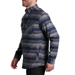KUHL Men's Joyrydr™ Long Sleeve 2024 -Snow Gear Shop 7253 Joyrydr Vintage Indigo Side