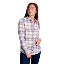 KUHL Women's Kamila™ Flannel 2024 -Snow Gear Shop 8377 KamilaFlannel Ganache Front