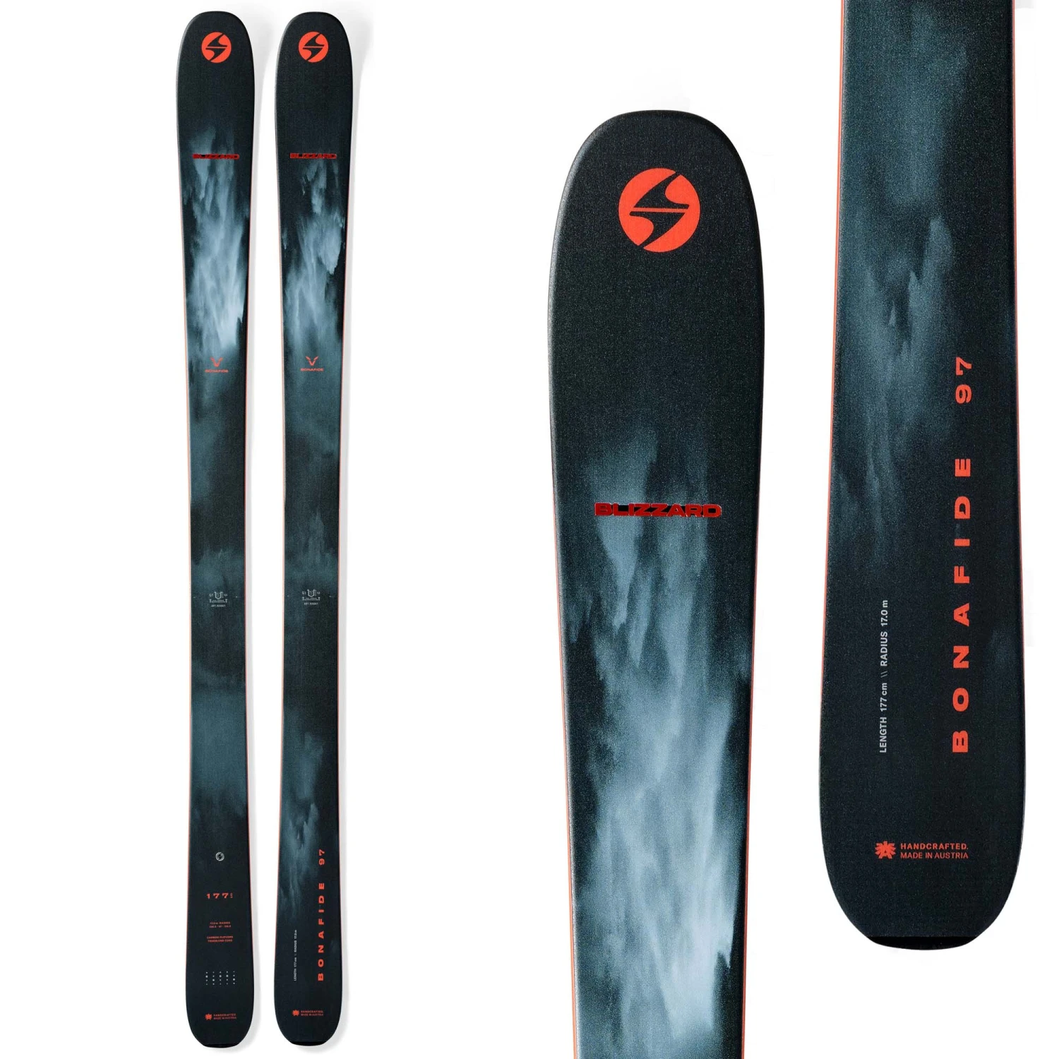 Blizzard Men's Bonafide 97 Skis 2024 1 Blizzard Men's Bonafide 97 Skis 2024