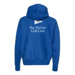 Champion Bay Harbor Golf Club Eco Powerblend 2 Logo Hoodie -Snow Gear Shop BHGC PB HOOD ROYAL BACK