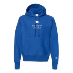 Champion Bay Harbor Golf Club Eco Powerblend 2 Logo Hoodie -Snow Gear Shop BHGC PB HOOD ROYAL FRONT