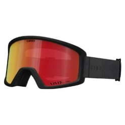 Giro Men's Blok Googles With VIVID Lens 2023 -Snow Gear Shop BLOK GOGGLE BLACK MONO VIVID EMBER 2 min