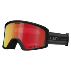 Giro Men's Blok Googles With VIVID Lens 2023 -Snow Gear Shop BLOK GOGGLE BLACK TECHLINE VIVID EMBER 2 min