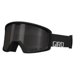 Giro Men's Blok Googles With VIVID Lens 2023 -Snow Gear Shop BLOK GOGGLE BLACK WORDMARK VIVID SMOKE 2 min