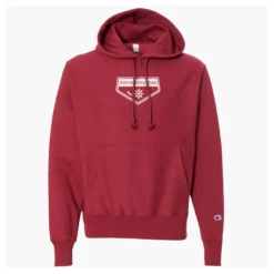 Champion Boyne Mountain Eco Powerblend 2 Logo Hoodie -Snow Gear Shop BOYNE MTN PB HOOD CARDINAL FRONT