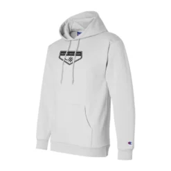 Champion Boyne Mountain Eco Powerblend 2 Logo Hoodie -Snow Gear Shop BOYNE MTN PB HOOD WHITE ANGLE