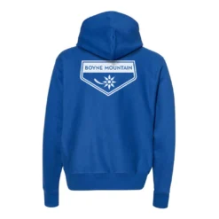 Champion Boyne Mountain Eco Powerblend 2 Logo Hoodie -Snow Gear Shop BOYNE MTN ROYAL BLUE BACK