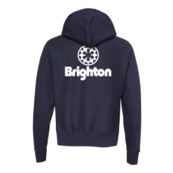 Champion Brighton Eco Powerblend 2 Logo Hoodie -Snow Gear Shop BRIGHTON ECO PB HOOD NAVY BACK