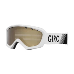 Giro Junior's Chico Goggles With Amber Rose Lens 2022 -Snow Gear Shop CHICO GOGGLE WHITE ZOOM AR40 min