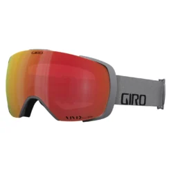 Giro Men's Contact Goggles With Bonus VIVID Lens 2024 -Snow Gear Shop CONTACT GOGGLE GREY WORDMARK VIVID EMBER min
