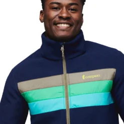 Cotopaxi Men's Teca Fleece Full Zip -Snow Gear Shop COTOPAXI MENS TECA FLEECE FULL ZIP PULLOVER LATER DETAIL FRONT min