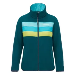 Cotopaxi Women's Teca Fleece Full Zip -Snow Gear Shop COTOPAXI WOMENS TECA FLEECE FULL ZIP JACKET KELP FOREST FRONT min