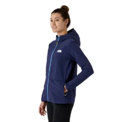Cotopaxi Women's Viento Wind Jacket -Snow Gear Shop COTOPAXI WOMENS VIENTO WIND JACKET MARITIME MODEL SIDE min