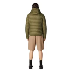 Save The Duck Men's Donald Hooded Puffer Jacket 2024 -Snow Gear Shop DonaldDustyOlive2