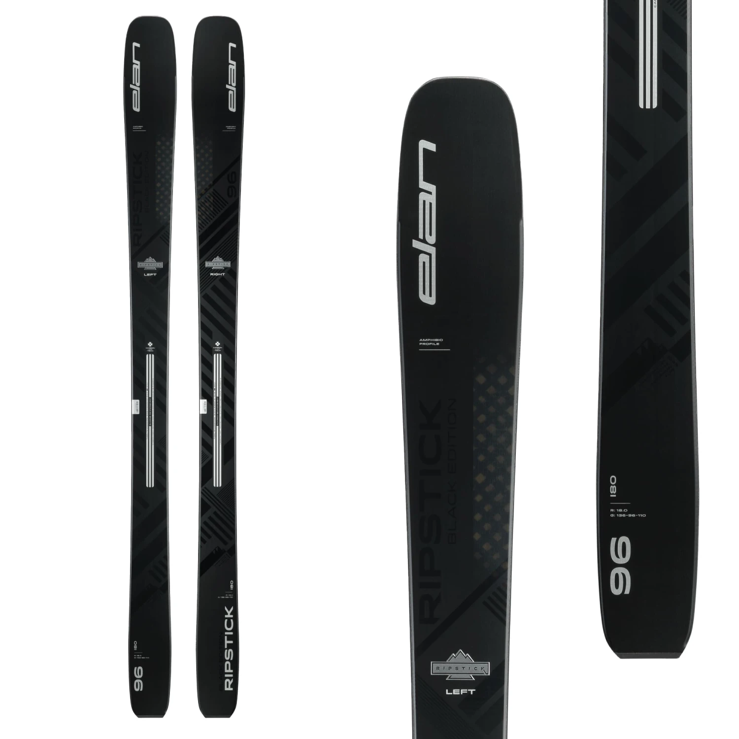 Elan Men's Ripstick 96 Black Edition Ski 2024 1 Elan Men's Ripstick 96 Black Edition Ski 2024