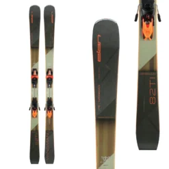 Elan Men's Wingman 82 TI Skis + PS ELX 11.0 Bindings 2024