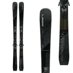 Elan Men's Wingman 86 Black Edition Skis + FX EMX 12.0 GW Bindings 2024