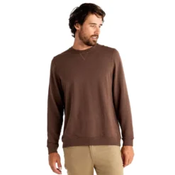Free Fly Men's Bamboo Heritage Fleece Crew 2023