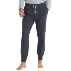 Free Fly Men's Bamboo Heritage Fleece Jogger 2023 -Snow Gear Shop FREE FLY MENS BAMBOO HERITAGE FLEECE JOGGER GRAPHITE FRONT min