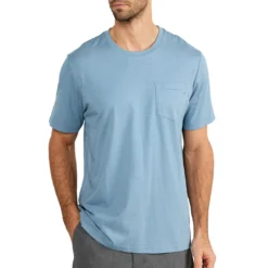 Free Fly Men's Bamboo Heritage Pocket Tee 2023