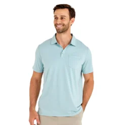 Free Fly Men's Bamboo Heritage Polo 2023 16 Free Fly Men's Bamboo Heritage Polo 2023 -Snow Gear Shop FREEFLY MENS BAMBOO HERITAGE POLO SHIRT FLATS BLUE FRONT min