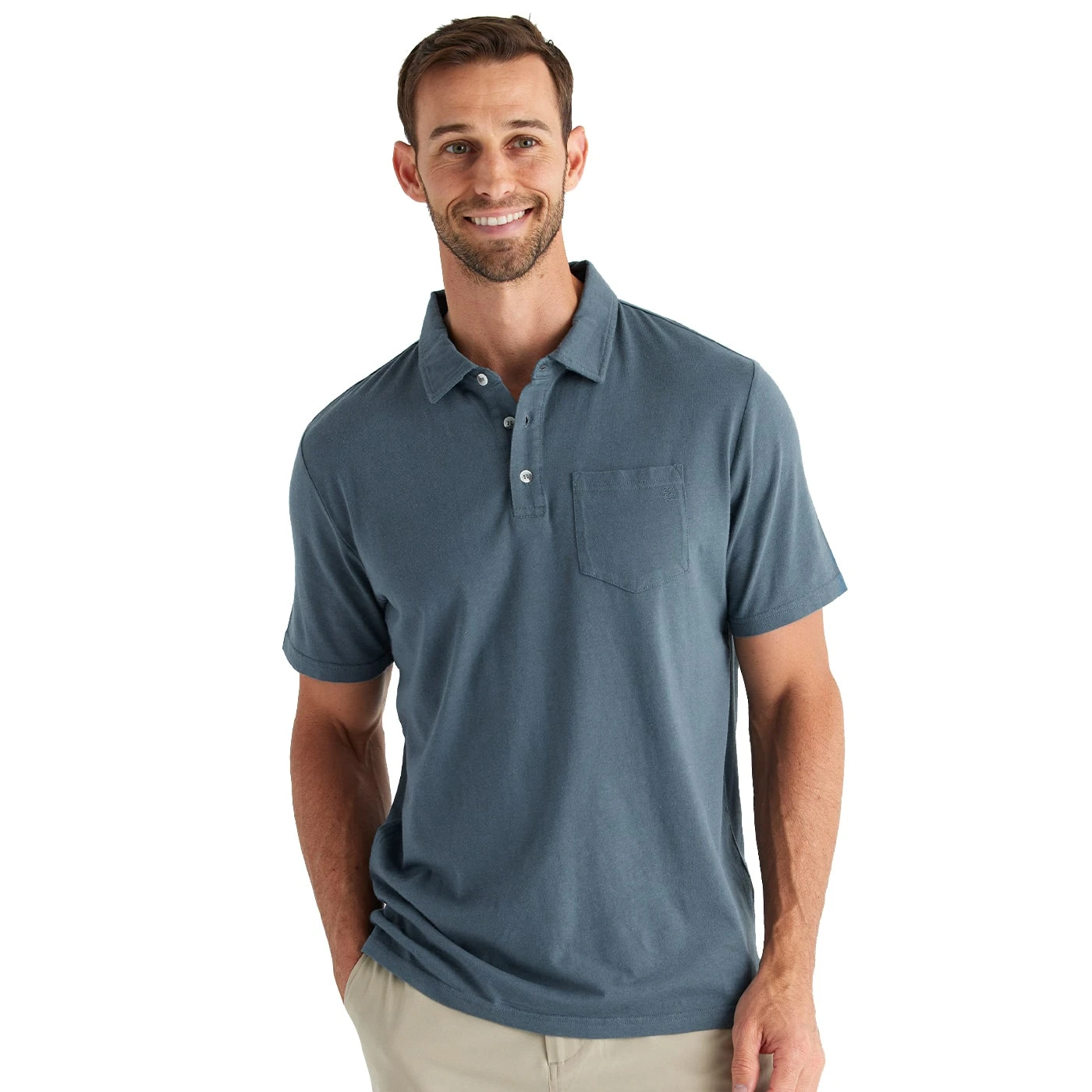 Free Fly Men's Bamboo Heritage Polo 2023 4 Free Fly Men's Bamboo Heritage Polo 2023 - Image 4