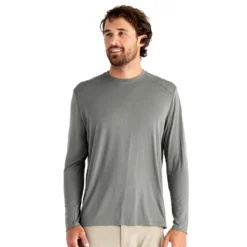 Free Fly Men's Bamboo Shade Long Sleeve 2023 -Snow Gear Shop FREEFLY MENS BAMBOO SHADE LONG SLEEVE SHIRT FATIGUE FRONT min