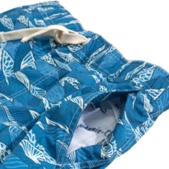 Johnnie-O Men's Tottori Swimtrunk 8 Johnnie-O Men's Tottori Swimtrunk -Snow Gear Shop JOHNNIE O MENS TOTTORI SWIMTRUNK INDIGO DETAIL 1 min