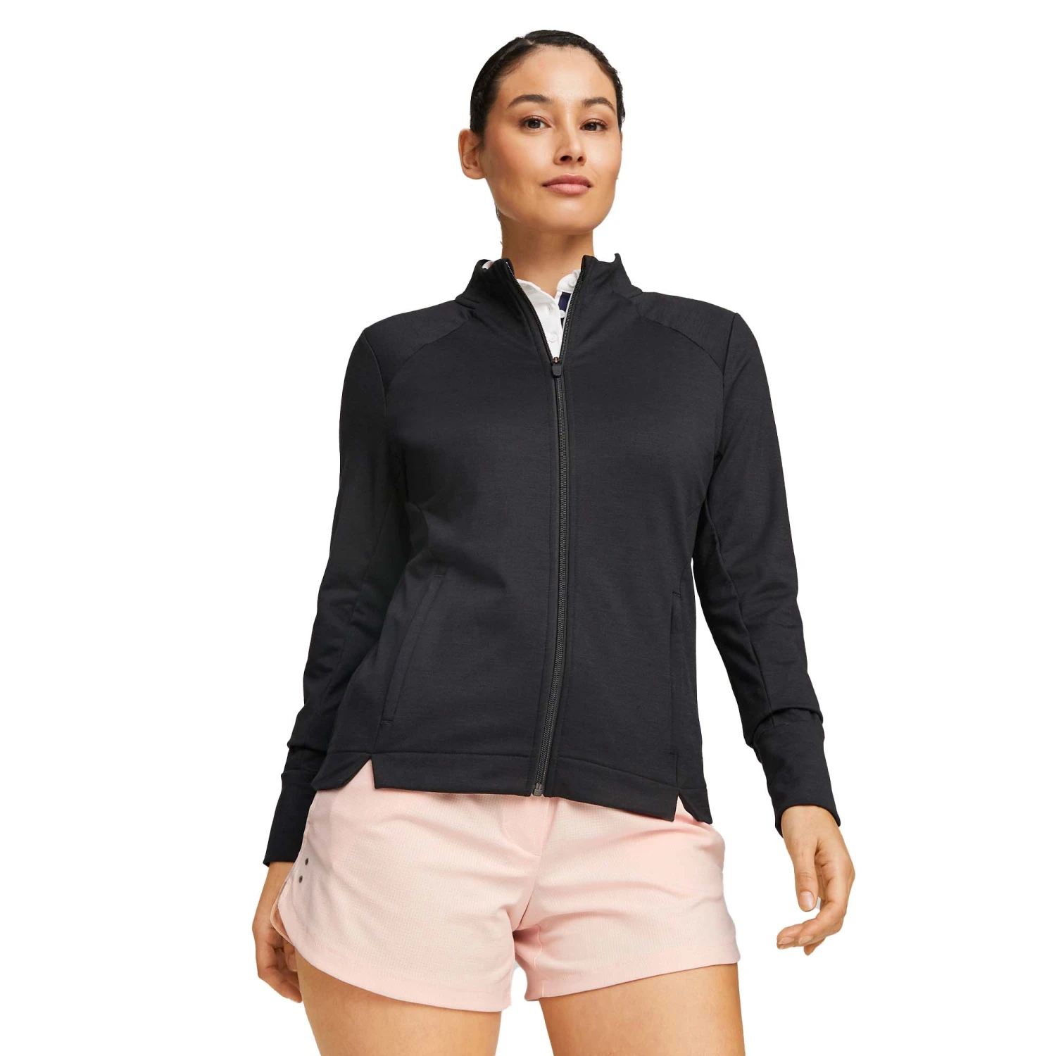 Puma Women's Cloudspun Heather Full Zip Jacket 2023 1 Puma Women's Cloudspun Heather Full Zip Jacket 2023