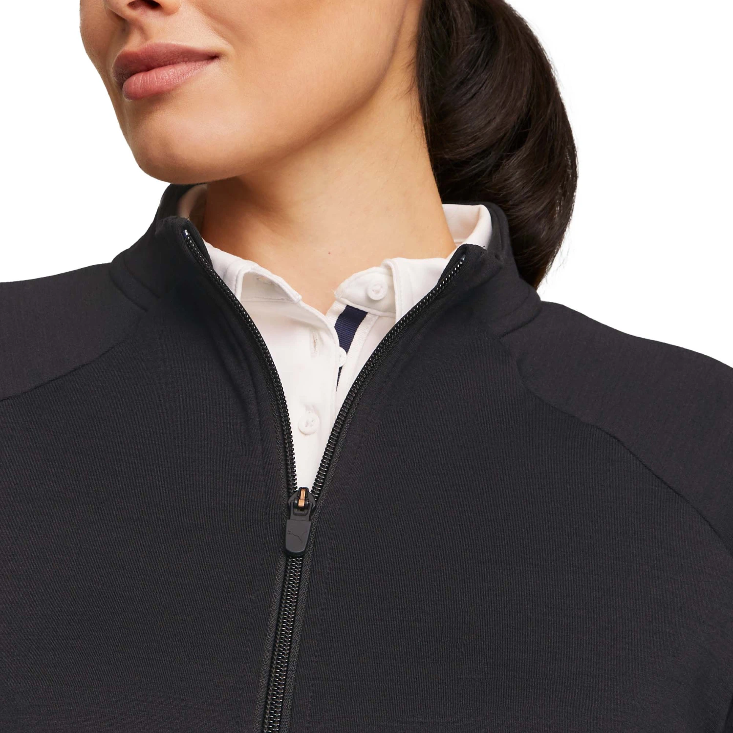 Puma Women's Cloudspun Heather Full Zip Jacket 2023 3 Puma Women's Cloudspun Heather Full Zip Jacket 2023 - Image 3
