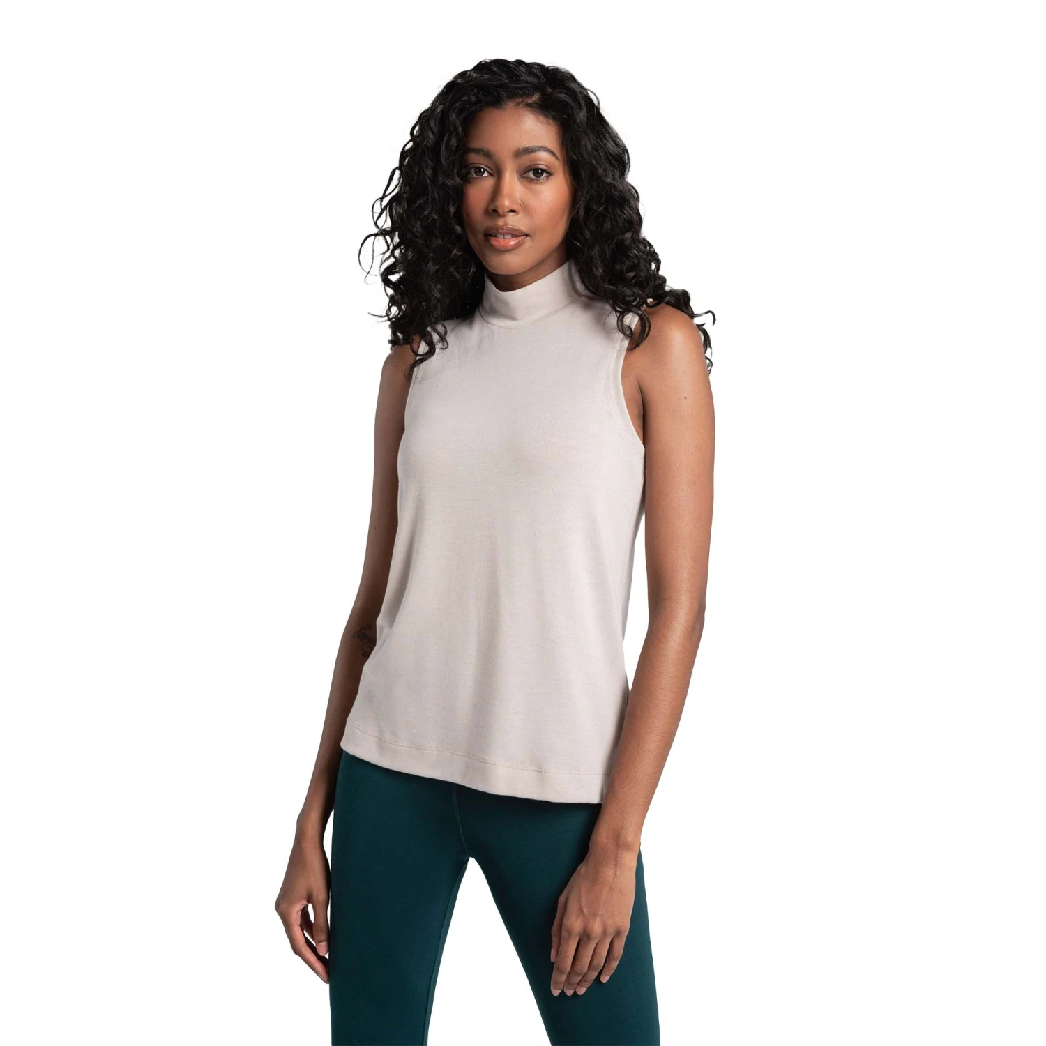 Lole Women's Downtown Mock Neck Tank Top 2023 5 Lole Women's Downtown Mock Neck Tank Top 2023 - Image 5