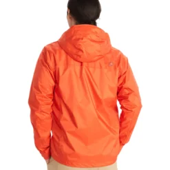 Marmot Men's PreCip Eco Jacket -Snow Gear Shop M MARMOT PRECIP ECO JACKET SUN RED BACK