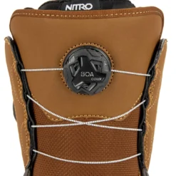 Nitro Men's Club BOA Snowboard Boot 2023 -Snow Gear Shop NITRO CLUB BOA SNOWBOARD BOOT 2023 BROWN BLACK 5 min