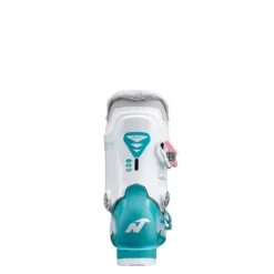 Nordica Girl's Speedmachine J 3 Ski Boot 2024 -Snow Gear Shop NORDICA GIRLS SPEEDMACHINE J3 ALPINE SKI BOOT 2023 LIGHTBLUE WHITE PINK REAR min