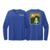 Pleasant Mountain Long Sleeve T-shirt 2 Full Color Logos