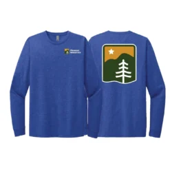 Pleasant Mountain Long Sleeve T-shirt 2 Full Color Logos