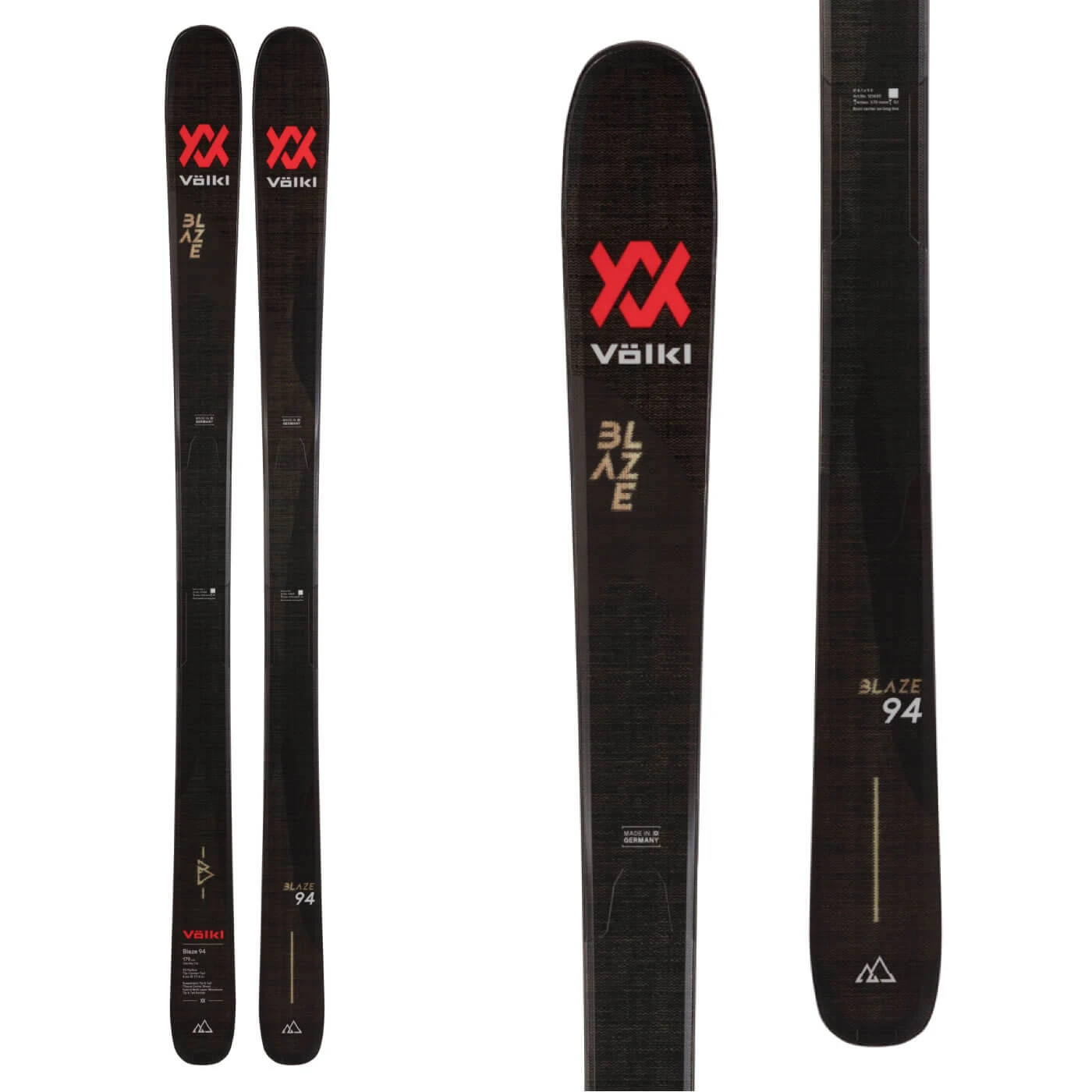 Volkl Men's Blaze 94 Alpine Ski 2022 1 Volkl Men's Blaze 94 Alpine Ski 2022