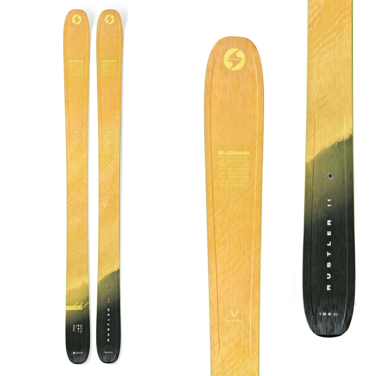 Blizzard Men's Rustler 11 Skis 2024 1 Blizzard Men's Rustler 11 Skis 2024