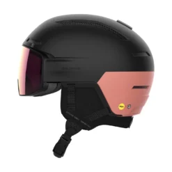 Salomon Driver Pro Sigma MIPS Helmet 2024 -Snow Gear Shop SALOMON DRIVER PRO SIGMA MIPS HELMET 2023 BLACK ROSE GOLD 3 min