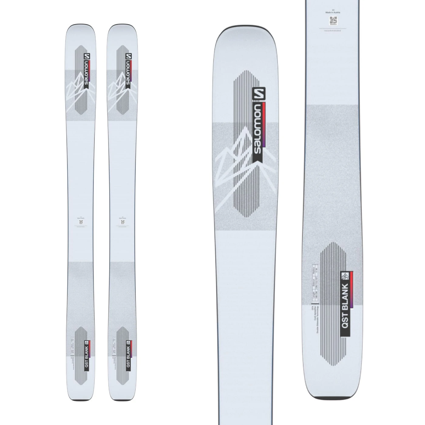 Salomon Men's QST Blank Ski 2023 1 Salomon Men's QST Blank Ski 2023