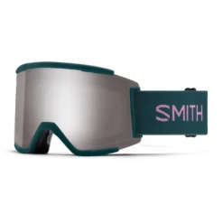 Smith Squad XL Goggles With ChromaPop Lens 2022 -Snow Gear Shop SQUAD XL GOGGLE EVERGLADE SUN PLATINUM MIRROR min