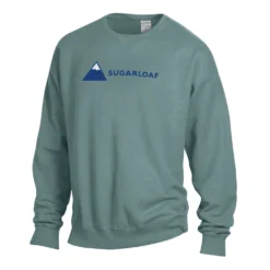 Sugarloaf Comfort Wash Crew Sweatshirt -Snow Gear Shop SUGARLOAF COMFORT WASH CREW CYPRESS min