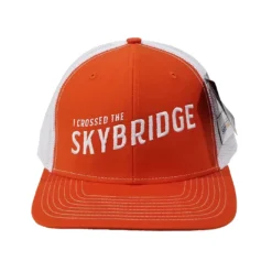 Richardson Gatlinburg I Crossed The SkyBridge Logo Trucker Hat -Snow Gear Shop Skybridge Rich Hat Orange 3