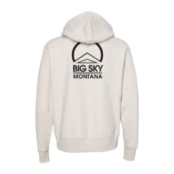 Champion Big Sky Eco Powerblend 2 Logo Hoodie -Snow Gear Shop UPDATED OATMEAL BIG SKY PB HOOD BACK