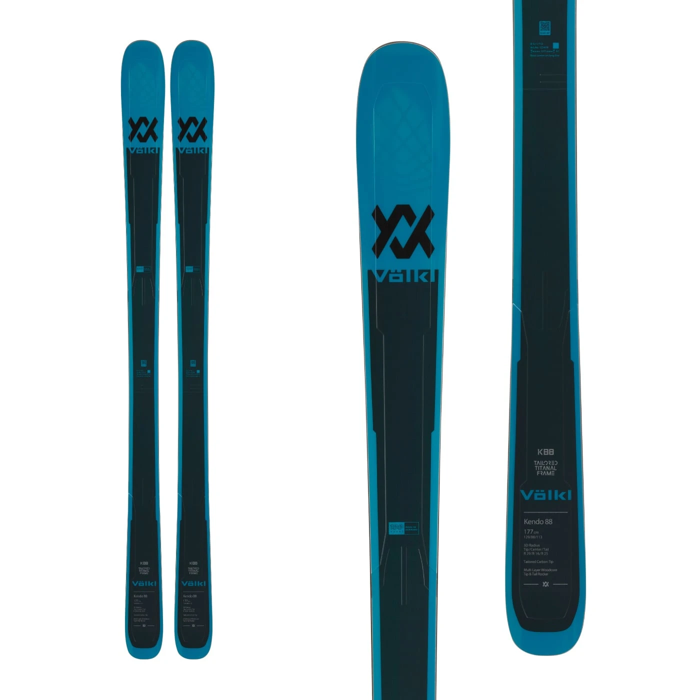 Volkl Men's Kendo 88 Ski 2023 1 Volkl Men's Kendo 88 Ski 2023